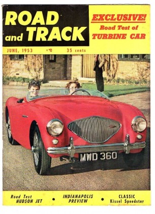 ROAD & TRACK 1953 JUNE - Vol4 #10, ROVER TURBINE, KISSEL GOLD BUD, SUPER JET